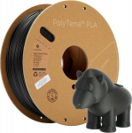 PLA filament 3D-printerile Polymaker PolyTerra Charcoal Black, must, 1.75mm, 1kg