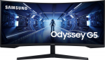 LCD Monitor|SAMSUNG|Odyssey G5|34"|Gaming/Curved/21 : 9|Panel VA|3440x1440|21:9|1 ms|Tilt|Colour Black|LC34G55TWWPXEN