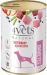 4VETS Natural Diabetes Dog - wet dog food - 400 g