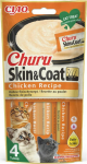 INABA Churu Skin&Coat Chicken recipe - cat treats - 4x14 g
