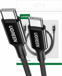 Kabel USB Ugreen USB-C - USB-C Czarny (20478)