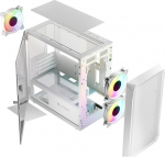 Logic Porthos ARGB Mini White - Micro Tower | White | no power supply | 1 x USB 3.0 i 2 x USB 2.0 | 390 x 200 x 385mm |