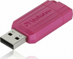 Pendrive Verbatim Verbatim USB flash disk, USB 2.0, 128GB, Store,N,Go PinStripe, pink, 49460, do data archiving