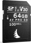 Angelbird Technologies Karta Angelbird AV PRO UHS I 64GB SDXC V30 Memory Card