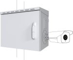 Lanview Midi Classic Pole Mounted, CCTV Cabinet For 4 cameras