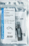 SmartKeeper Mini "Micro USB-B Port" Blocker grau 4 Stk.+Key