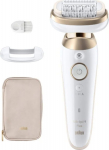 Braun Epilator | 9-011 3D Silk-epil 9 Flex | Operating time (max) 50 min | Number of power levels 2 | Wet & Dry | White/Gold