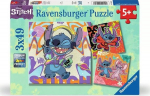 Ravensburger Puzzle Disney: Stitch - Play the Day Away (3x49pcs) (12001070)