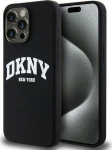 DKNY DKNY Liquid Silicone White Printed Logo MagSafe - Case iPhone 14 Pro Max (czarny)