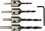 Silver Drill SILVER DRILLS DO DREWNA Z COUNTERSINK 3-6mm 5szt
