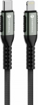 Kabel USB ForCell USB-C - Lightning 1.2 m Czarny