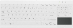 Keyboard Cherry AK-C7412F MEDIC CORDED KB NOR WRLS TOUCHPAD NUMPAD IP68 WHITE