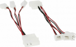InLine Molex - 3-pin x3, Multicoloured (33005A)