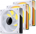 Jonsbo ZK-120WR Reverse PWM L&uuml;fter, A-RGB - 120mm, wei&szlig;, 3er-Pack