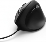 Hiir Hama EMC-500 Vertical Ergonomic Mouse, USB-kaabel, 6 Buttons, black/must ergonoomiline vertikaalne