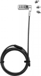 Dicota Univ.Sec.Cable Lock, 3 Exchangeable heads,combination