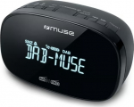 Muse | DAB+/FM Dual Alarm Clock Radio | M-150 CDB | Alarm function | AUX in | Black