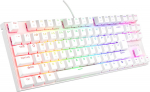 GNS Genesis Thor 303 TKL RGB white Outemu Peach Silent - mechanical keyboard | Qwerty | USB 2.0 | 11 multimedia keys | backlight RGB | Outemu Peach Silent | Hot Swap