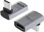 MicroConnect Premium USB4 Gen 3x2 USB-C, Horizontal 90&deg; adapter