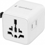 Gembird Universal travel power adapter | TPA-INT-01-W | Travel adapter