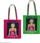Fame Bros Cinereplicas TV Series: Netflix Squid Game - Red Light, Green Light Polyester Tote Bag (CR2344)