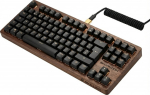 Sharkoon SKILLER SGK50 S3 Wood PBT holz/schwarz ES-Layout Gateron G Pro 3.0