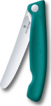 Victorinox Swiss Classic Foldable Paring Knife green