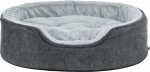 Trixie Vital Lino Soft, den, For a dog/Cat, oval, szare/jasnoszare, 60 x 45 cm