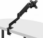 Lindy Befestigungskit (Gas spring monitor arm) - f&uuml;r LCD-Display - einzeln - Aluminium, Kunststoff - Schwarz - screen size: 43.2-68.6 cm (17"-27")