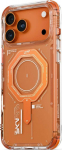 Case Skinarma Magma do iPhone 17 Pro Magnetic Charging orange