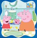 Ravensburger pusle 3x49 tk: P&otilde;rsas Peppa perega