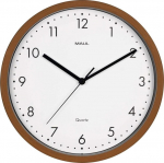 MAUL Wanduhr MAULgrain, 30 cm, quartz watch, without batt., dark