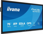 Iiyama ProLite TE7515A-B2AG - 189.3 cm (75") Diagonalklasse LCD-Display with LED-Hintergrundbeleuchtung - interactive Digital Signage - with Touchscreen (Multi-Touch)