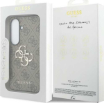 GUESS PU 4G Metal Logo Case Galaxy S26 Brown