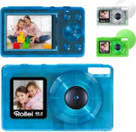 Rollei Compactline Pocket Transparent digital camera, blue