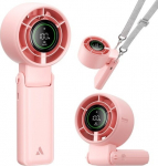 AECOOLY Halo 02 &ndash; Portable Handheld Fan, rose