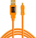 Tether Tools TetherPro USB 2.0 A to Mini-B 8 pin 15 ORG