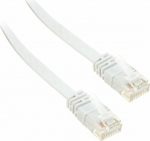 InLine 1m - network cable U/UTP - 1000 Mbit - Cat.6 - RJ45 - white (71601W)
