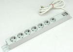 Rittal power strip 48.3cm 7fach Without switch 230V/16A