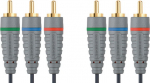 Bandridge BVL3302 3x RCA pistik - 3x RCA pistik, 2m