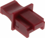 InLine Dust cover for the socket RJ45 czerwona 10szt. (59942M)