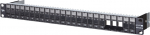 METZ CONNECT BTR E-DAT C6A module 24 Port 180&deg;M - Patch Panel - CAT 6a - Schwarz - 1U - 48.3 cm (19")