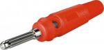 Wentronic Goobay Banana plug 4mm czerwony 11459