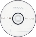 Omega DVD+R 4.7GB 16x 25tk tornis