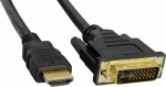 Cable Akyga HDMI - DVI-D 3m czarny (AK-AV-13)