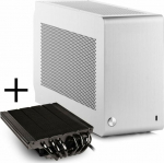 King Kits DAN Cases A4-SFX V4.1 - silber + Alpenf&ouml;hn Black Ridge - 120mm