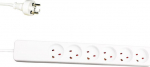 Garbot Plast Power Strip 6-way EDB, Outlet, 3m White