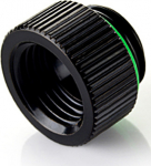Bitspower Touchaqua Adapter gerade G1/4 Zoll AG auf G1/4 Zoll IG - 2er Pack, 10mm, schwarz