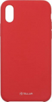 Tellur Cover Liquide Silicone for iPhone XS red