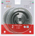 Bosch 1x Optiline Wood + 1x Multi Material Saw Blade Set